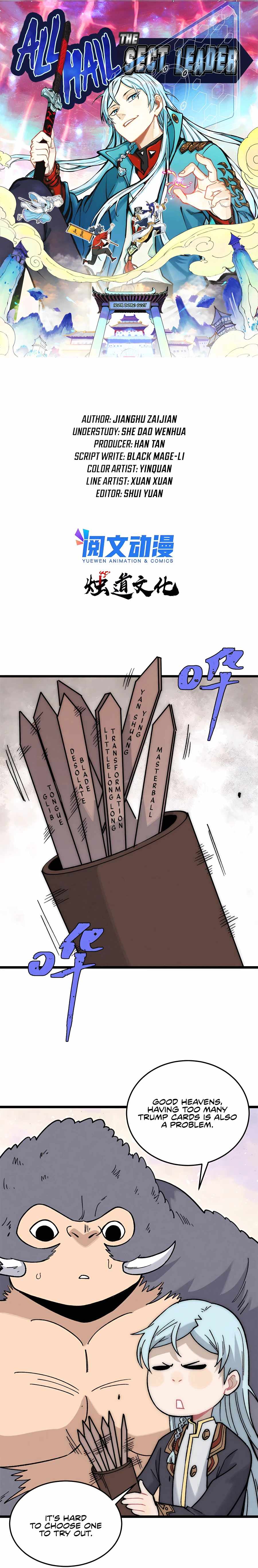 Read All Hail the Sect Leader Manga Online