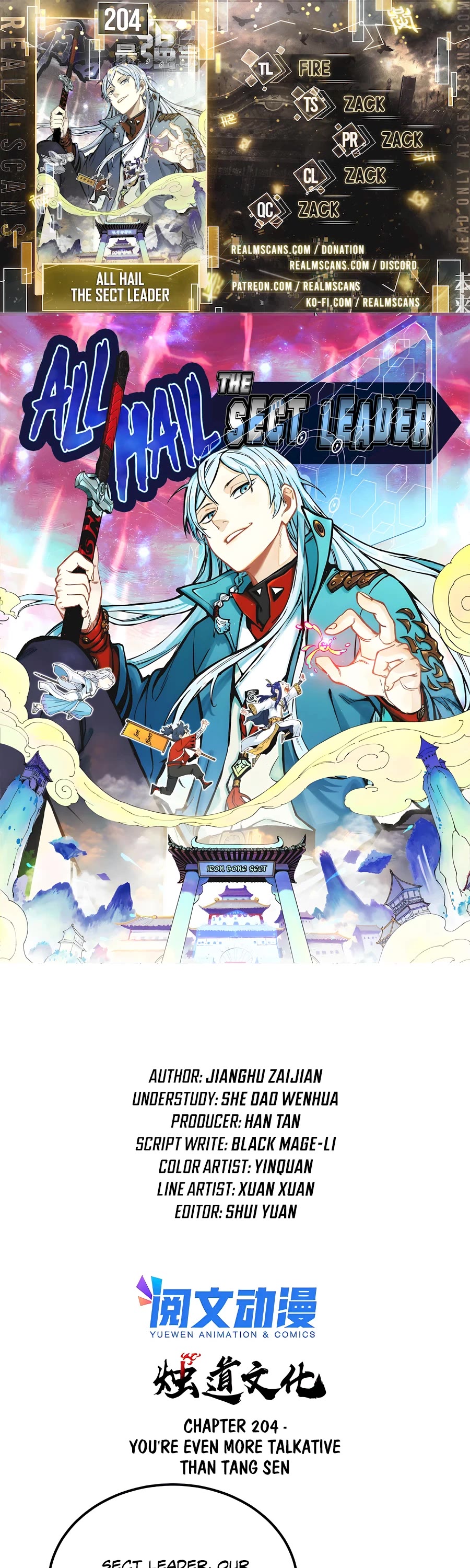 Read All Hail the Sect Leader Manga Online