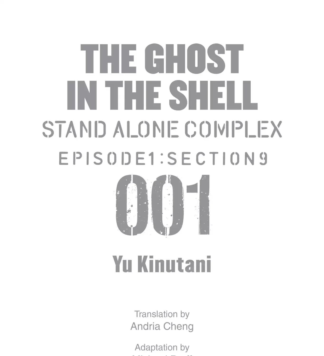 Read Ghost in the Shell Stand Alone Complex EN Manga Online