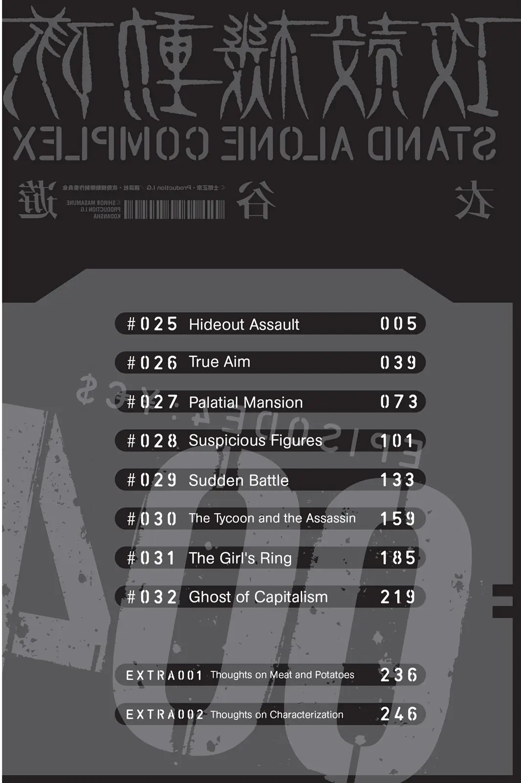 Read Ghost in the Shell Stand Alone Complex EN Manga Online