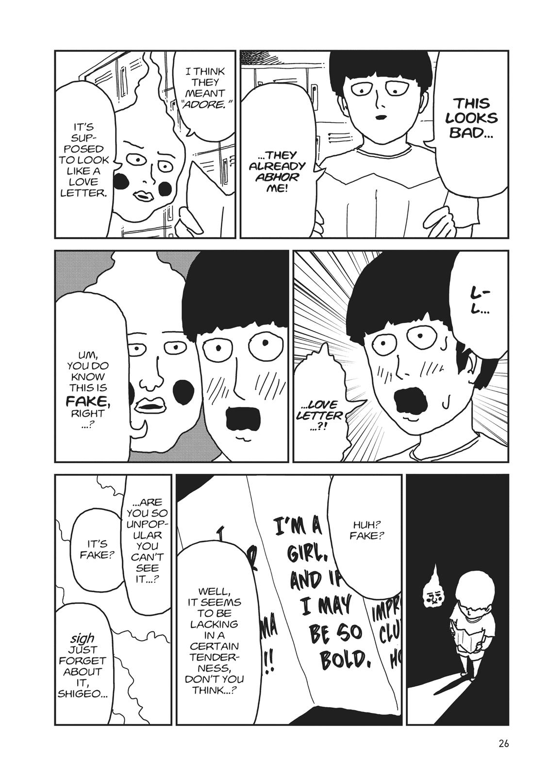 Read Mob Psycho 100 EN Manga Online