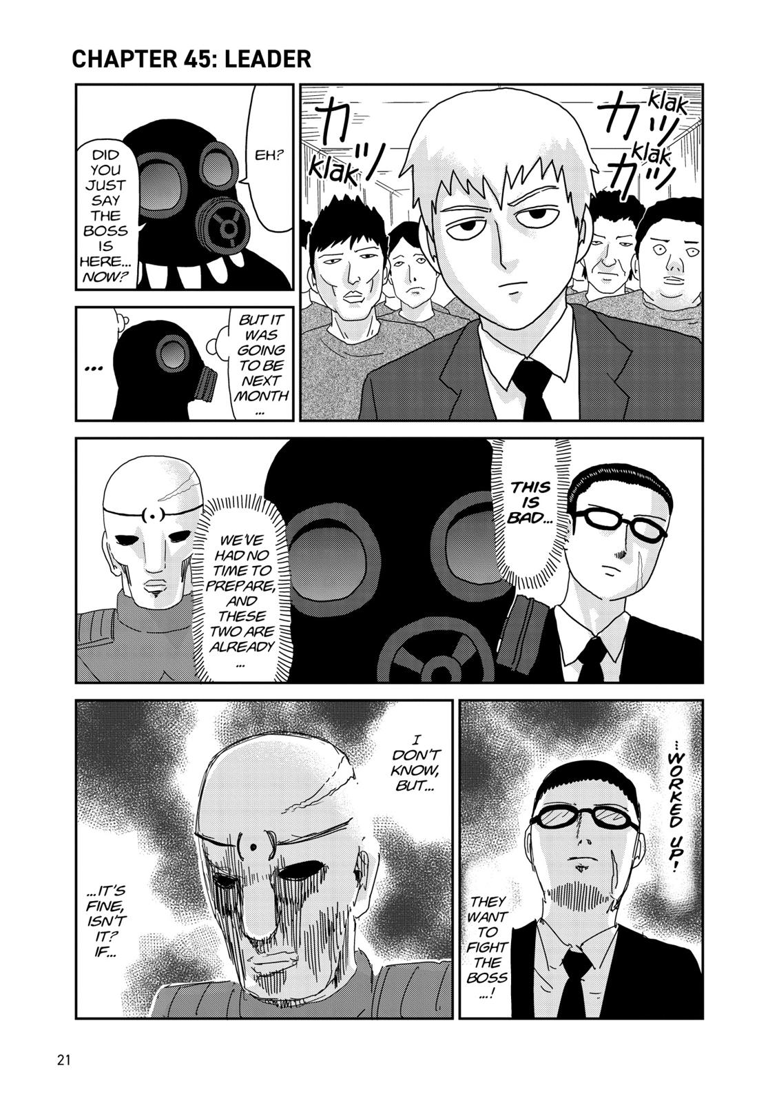 Read Mob Psycho 100 EN Manga Online