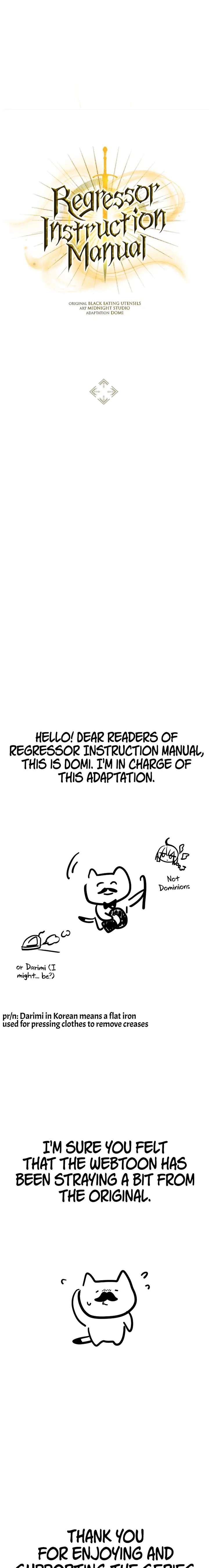 Read Regressor Instruction Manual EN Manga Online