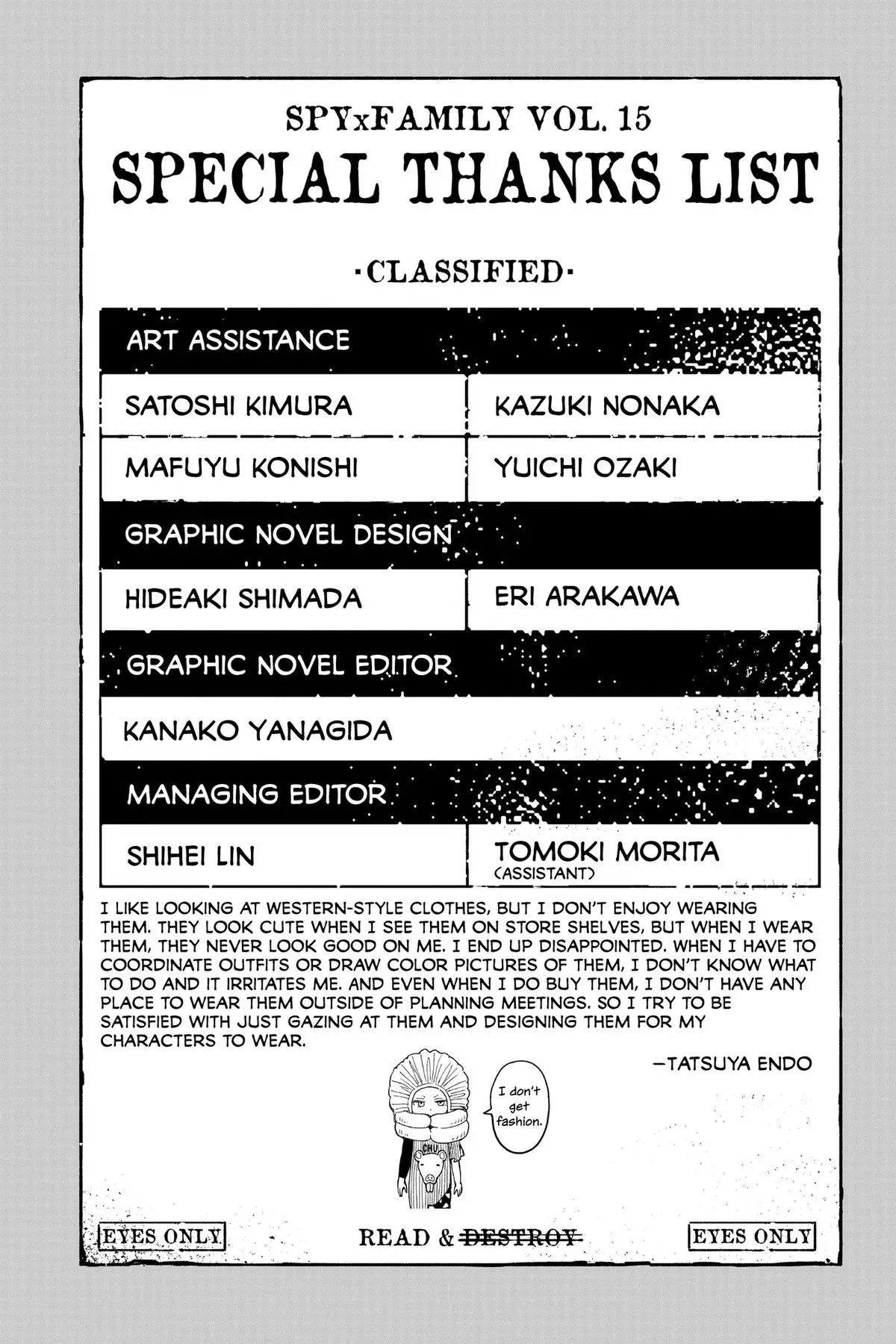 Read Spy x Family EN Manga Online