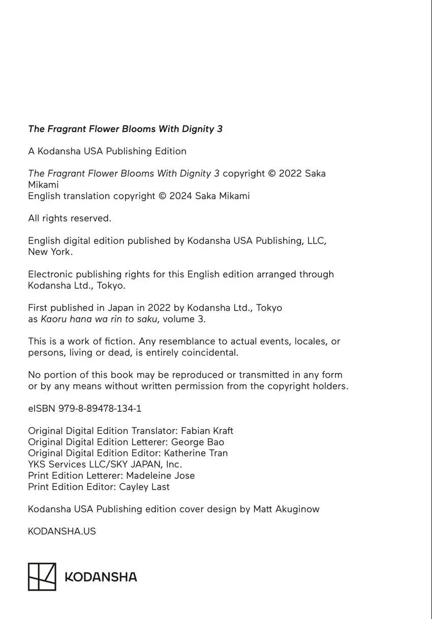 Read The Fragrant Flower Blooms with Dignity EN Manga Online