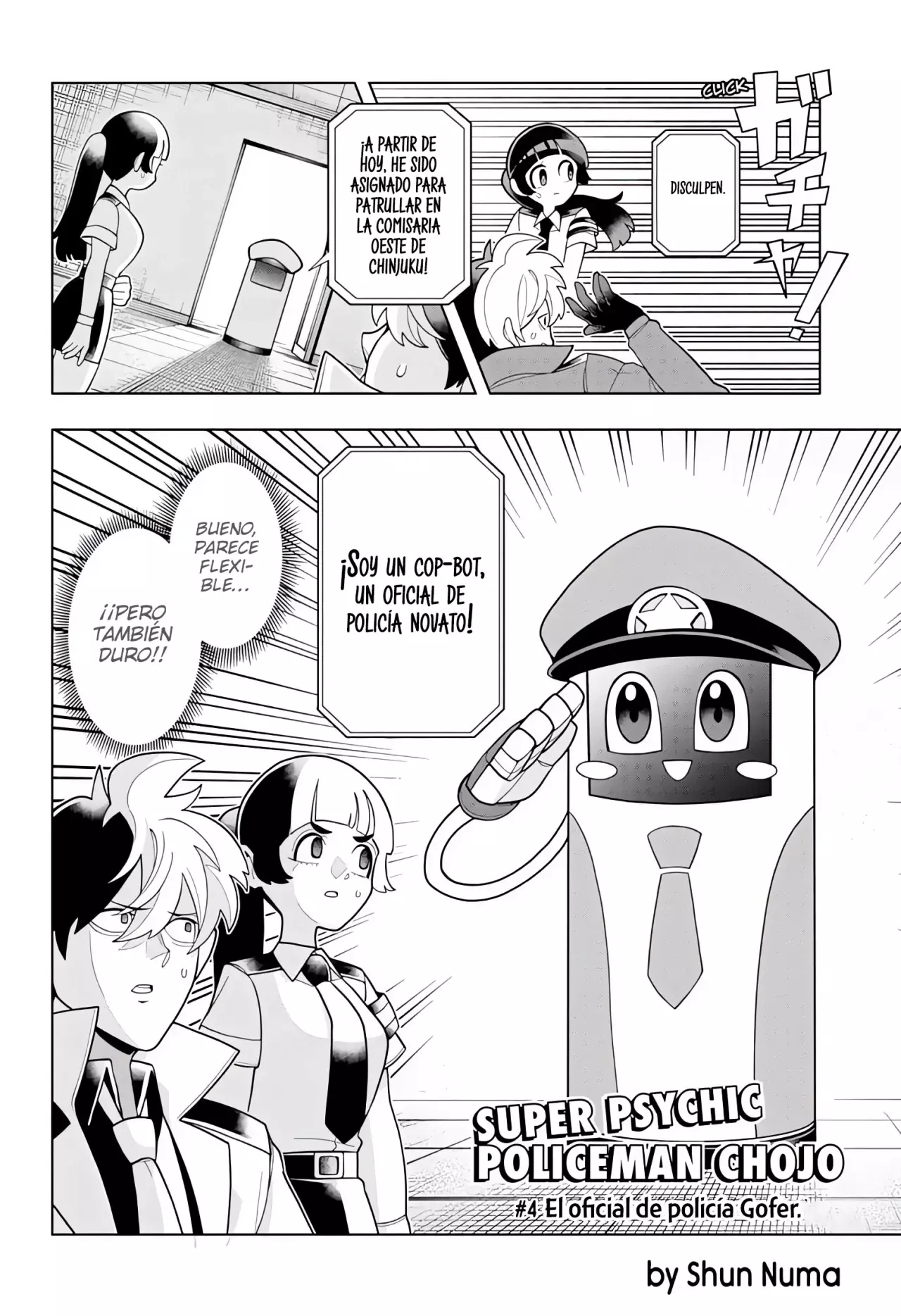 Read Super Psychic Policeman Chojo ES Manga Online
