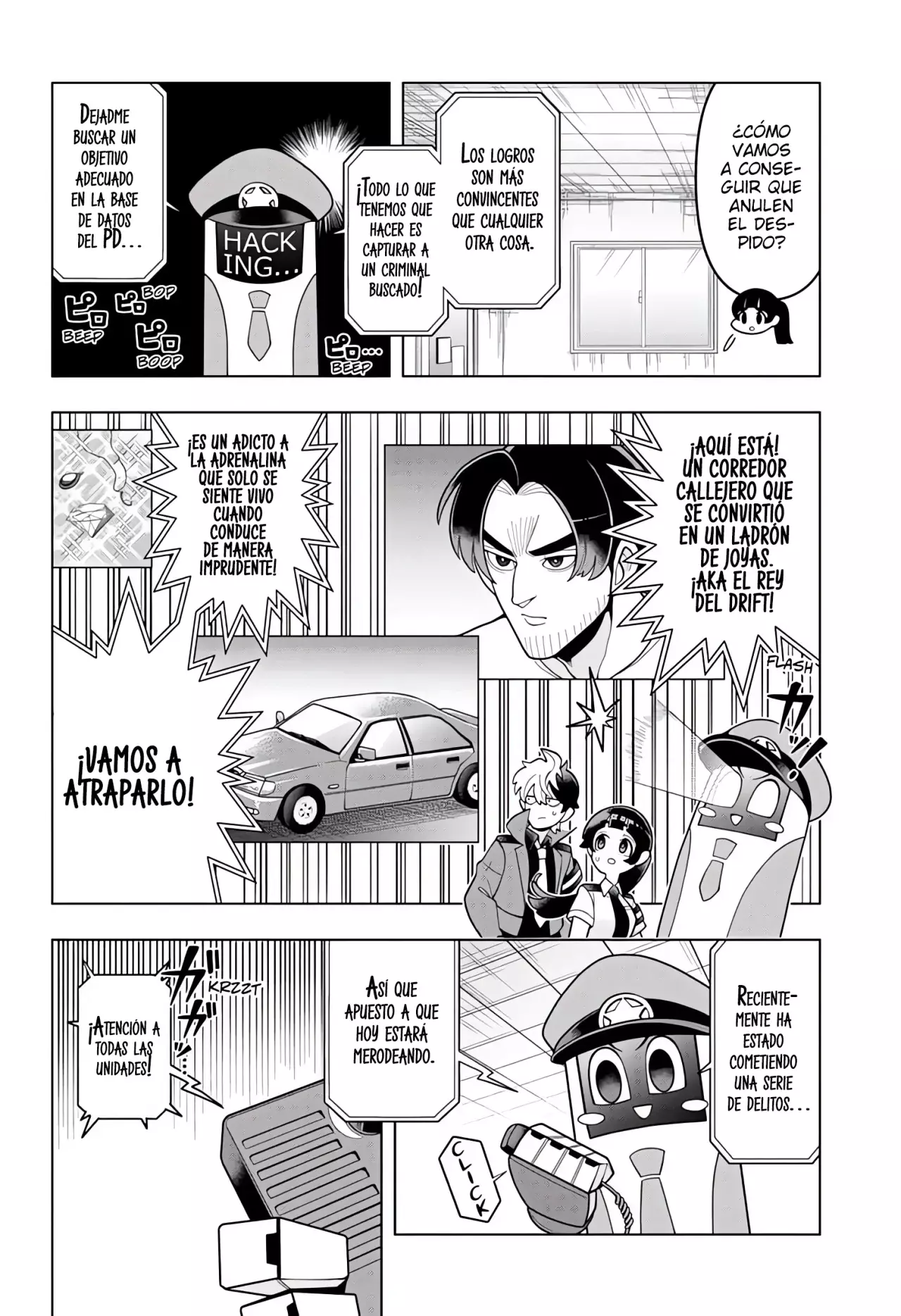 Read Super Psychic Policeman Chojo ES Manga Online