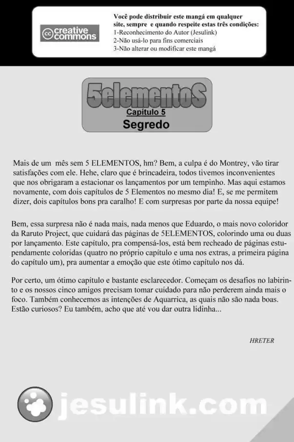 Read 5elementos PT Manga Online